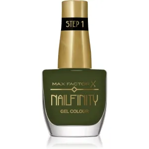 Max Factor Nailfinity Gel Colour vernis à ongles gel sans lampe UV/LED teinte 595 Green Room 12 ml