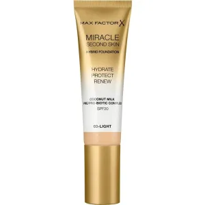 Max Factor Miracle Second Skin fond de teint crème hydratant SPF 20 teinte 03 Light 30 ml