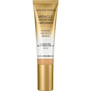 Max Factor Miracle Second Skin fond de teint crème hydratant SPF 20 teinte 06 Golden Medium 30 ml