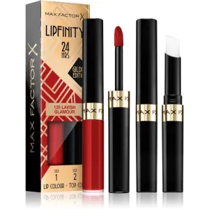 Max Factor Lipfinity Gilded Edition rouge à lèvres longue tenue avec baume teinte 135 Lavish Glamour 4,2 g