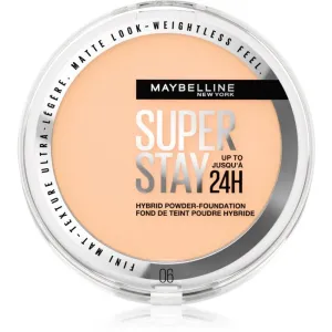 Maybelline SuperStay 24H Hybrid Powder-Foundation fond de teint compact poudré effet mat teinte 06 9 g