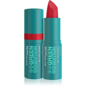 Maybelline Green Edition rouge à lèvres crémeux pour un effet naturel teinte 004 Maple 3,4 g