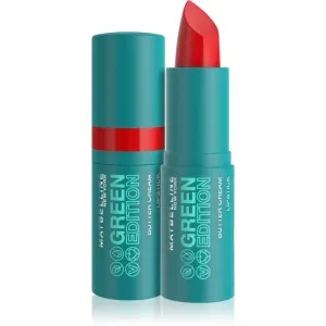 Maybelline Green Edition rouge à lèvres crémeux pour un effet naturel teinte 005 Rainforest 3,4 g