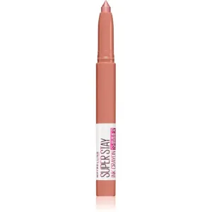Maybelline SuperStay Ink Crayon Birthday Edition rouge à lèvres forme crayon à paillettes teinte 185 Piece of a Cake 1,5 g