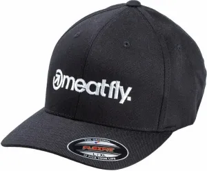 Meatfly Brand Flexfit Black S/M Casquette