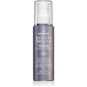 Medavita Keratin Miracle Smoothing Thermo Defence Spray spray coiffant protecteur pour lisser les cheveux 150 ml
