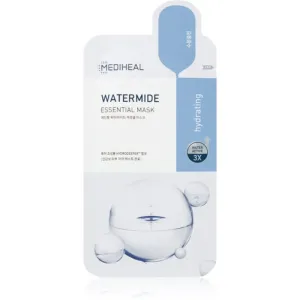 MEDIHEAL Essential Mask Watermide masque hydratant en tissu pour une peau lumineuse 24 ml