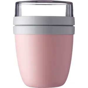 Mepal Ellipse boîte à repas coloration Nordic Pink, 500 + 200 ml