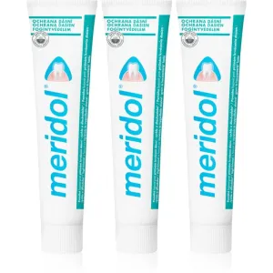 Meridol Gum Protection dentifrice qui stimule la régénération des gencives irritées 3 x 75 ml