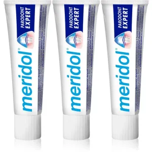Meridol Parodont Expert dentifrice anti-saignement des gencives et parodontite 3 x 75 ml
