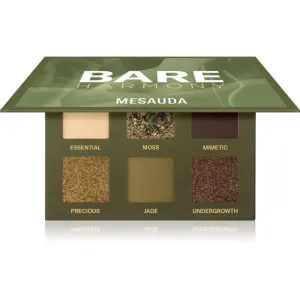 Mesauda Milano Bare Harmony palette de fards à paupières teinte 205 Hidden Green 6x1 g
