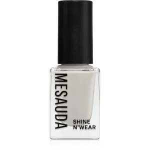 Mesauda Milano Shine N'Wear vernis à ongles à séchage rapide teinte 232 Extra White 10 ml