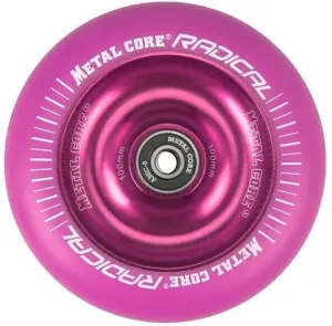 Metal Core Radical Pink/Pink Fluorescent Roue trottinette