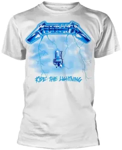 Metallica T-shirt Ride The Lightning Homme White L
