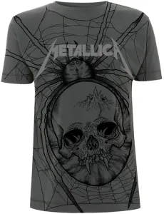 Metallica T-shirt Spider All Over Homme Grey 2XL