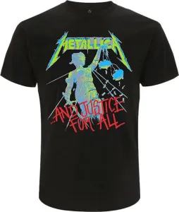 Metallica T-shirt Unisex And Justice For All Original L Noir