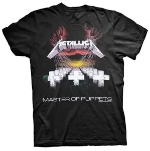 Metallica T-shirt Unisex Master of Puppets Black XL
