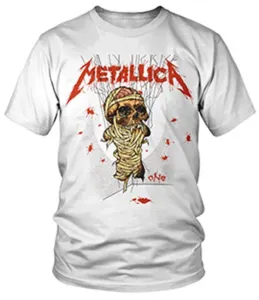 Metallica T-shirt One Landmine White L