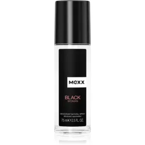 Mexx Black Woman déodorant avec vaporisateur pour femme 75 ml