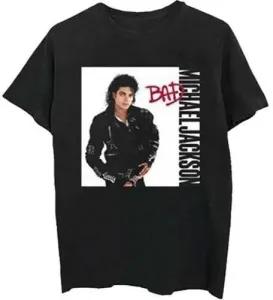 Michael Jackson T-shirt Bad Black L