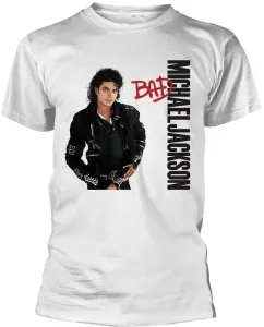Michael Jackson T-shirt Bad White L