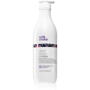 Milk Shake Silver Shine après-shampoing pour cheveux blonds anti-jaunissement 1000 ml
