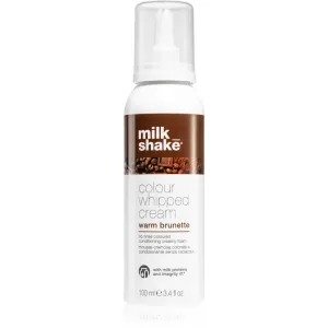 Milk Shake Colour Whipped Cream mousse teintée pour tous types de cheveux Warm Brunette 100 ml