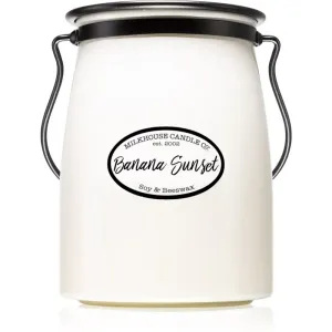 Milkhouse Candle Co. Creamery Banana Sunset bougie parfumée Butter Jar 624 g