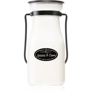 Milkhouse Candle Co. Creamery Berries & Cream bougie parfumée Milkbottle 227 g