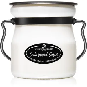 Milkhouse Candle Co. Creamery Cedarwood Cabin bougie parfumée Cream Jar 142 g
