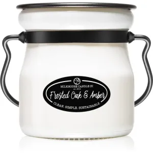 Milkhouse Candle Co. Creamery Frosted Oak & Amber bougie parfumée Cream Jar 142 g