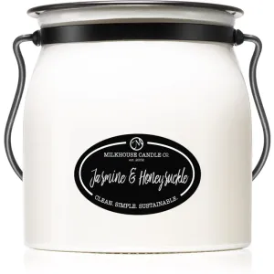 Milkhouse Candle Co. Creamery Jasmine & Honeysuckle bougie parfumée Butter Jar 454 g