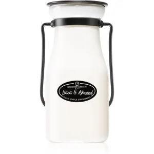 Milkhouse Candle Co. Creamery Linen & Ashwood bougie parfumée Milkbottle 227 g
