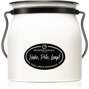 Milkhouse Candle Co. Creamery Rake, Pile, Leap! bougie parfumée Butter Jar 454 g #129782