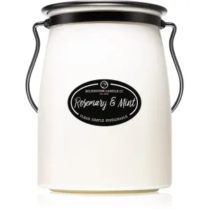 Milkhouse Candle Co. Creamery Rosemary & Mint bougie parfumée Butter Jar 624 g