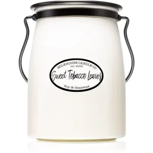Milkhouse Candle Co. Creamery Sweet Tobacco Leaves bougie parfumée Butter Jar 624 g