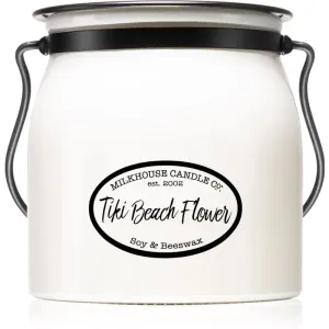 Milkhouse Candle Co. Creamery Tiki Beach Flower bougie parfumée Butter Jar 454 g