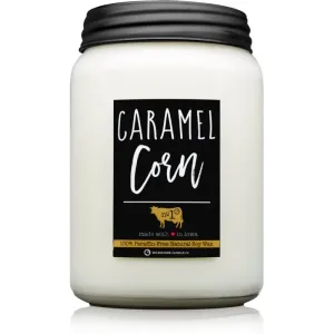 Milkhouse Candle Co. Farmhouse Caramel Corn bougie parfumée Mason Jar 737 g