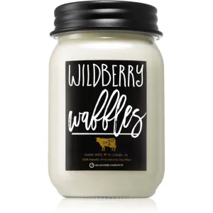 Milkhouse Candle Co. Farmhouse Wildberry Waffles bougie parfumée Mason Jar 369 g