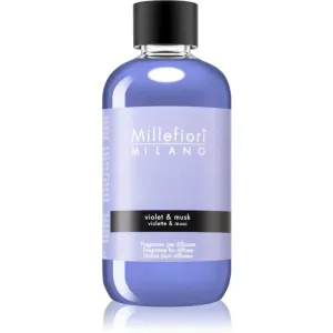 Millefiori Natural Violet & Musk recharge pour diffuseur d'huiles essentielles 250 ml