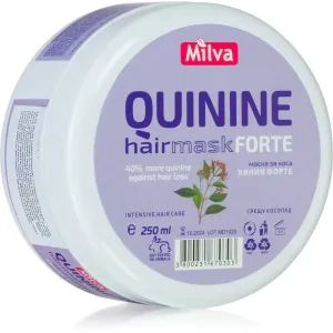 Milva Quinine Forte masque fortifiant pour les cheveux affaiblis ayant tendance à tomber 250 ml