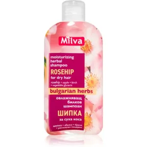 Milva Rosehip shampoing hydratant pour cheveux fatigués sans éclat 200 ml