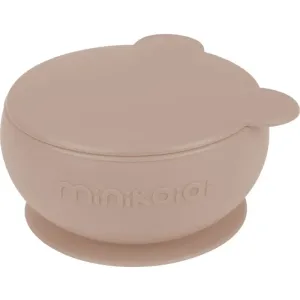 Minikoioi Bowl Bubble Beige bol en silicone avec ventouse 1 pcs