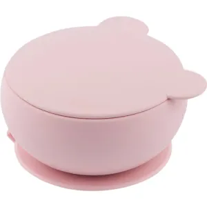Minikoioi Bowl Pink bol en silicone avec ventouse 1 pcs