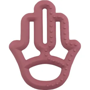 Minikoioi Teether Silicone jouet de dentition 3m+ Rose 1 pcs