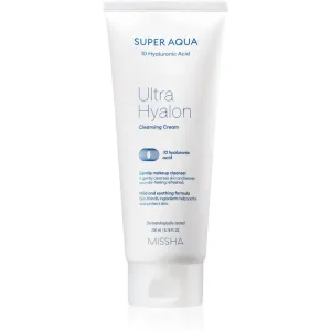 Missha Super Aqua 10 Hyaluronic Acid crème nettoyante hydratante 200 ml #117795