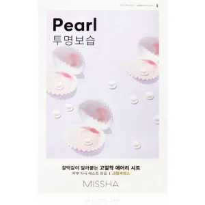 Missha Airy Fit Pearl masque tissu illuminateur et hydratant 19 g