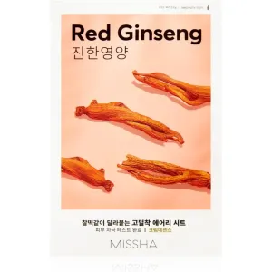 Missha Airy Fit Red Ginseng masque tissu hydratant et revitalisant 19 g #115112