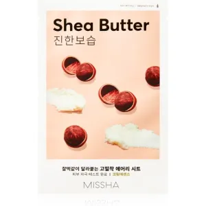 Missha Airy Fit Shea Butter masque tissu extra hydratant et nourrissant 19 g #115120