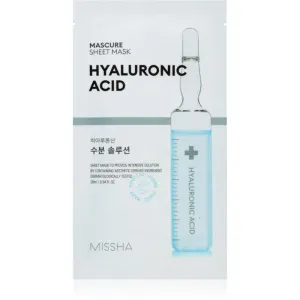 Missha Mascure Hyaluronic Acid masque hydratant en tissu 28 ml
